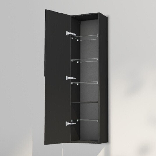INR Iconic Nordic Rooms Grip 40/30 Høyskap Black oak / 40cm Venstre Hengslet INR Iconic Nordic Rooms Grip 40/30 Høyskap Black oak / 40cm Venstre Hengslet
