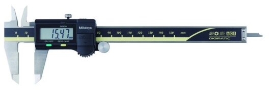 Mitutoyo 500 155 30 ABSOLUTE AOS Digimatic Skyvelære 0 150mm Hardmetallbelter Flat Pinne Datautgang Mitutoyo 500 155 30 ABSOLUTE AOS Digimatic Skyvelære 0 150mm Hardmetallbelter Flat Pinne Datautgang