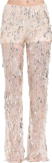 Simona Corsellini Dame Bukser Beige S,