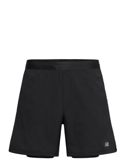 New Balance Ac Lined Short 7" - Black - XXL