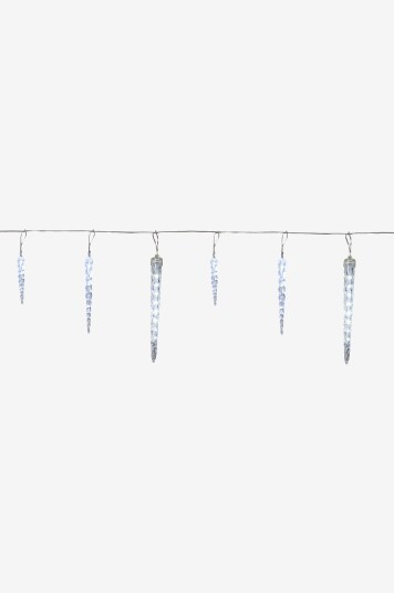 Star Trading Lyslenke istapper Gelido 23,5 cm Transparent