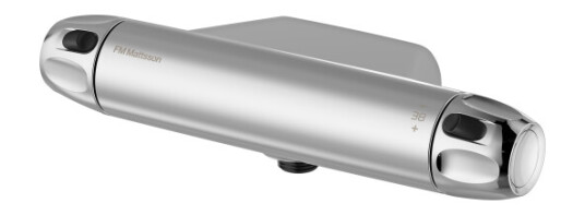 FM Mattsson 9000XE dusjbatteri, krom
