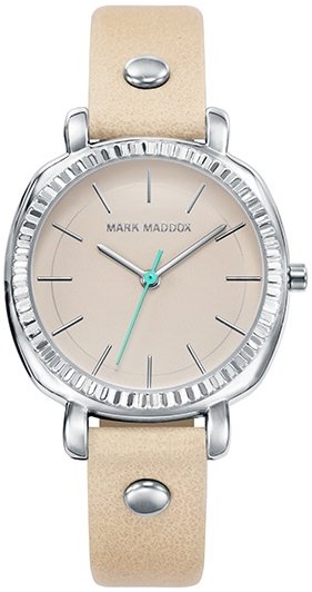 Mark Maddox Dameklokke MC0019 07 Classic Lær Ø31 mm