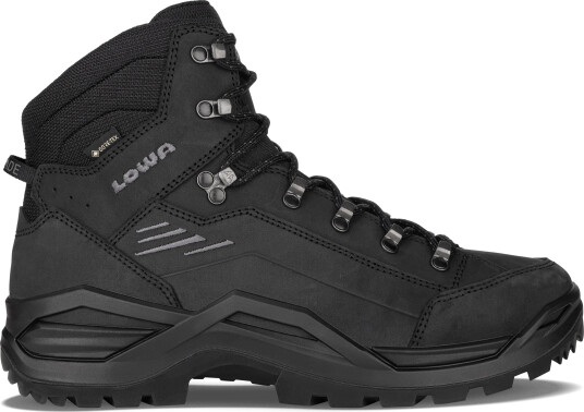 LOWA Men"s Renegade Evo Gore Tex Mid Black Svart 42.5
