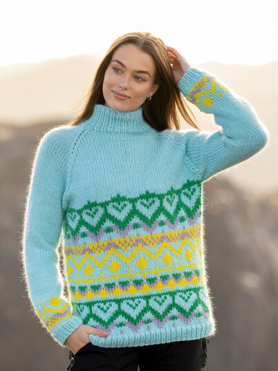 Viking Garn 2523 3a Ronja genser