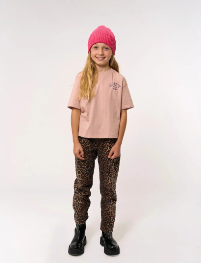 The New Tnpaula Os S_S Tee Pink 110/116