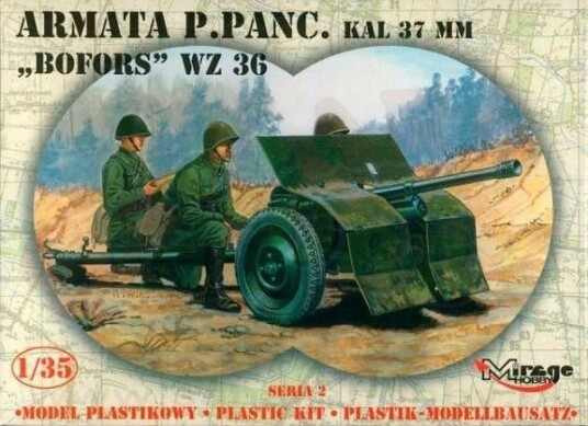 Mirage 352012 37mm Bofors Kanon Byggesett 1:35