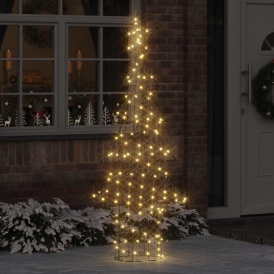 Juletre med 240 LED Varmhvit 180 cm Rotting Juletre med 240 LED Varmhvit 180 cm Rotting