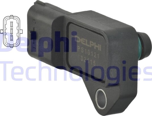 MAP sensor DELPHI PS10121 MAP sensor DELPHI PS10121