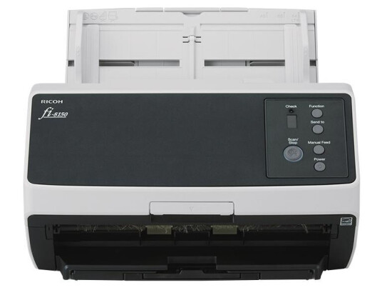 RICOH h fi-8150 fi 8150 fi8150- Document scanner - Dual CIS - Duplex - 216 x 355.6 mm - 600 dpi x 600 dpi - up to 50 ppm  mono  / up to 50 ppm