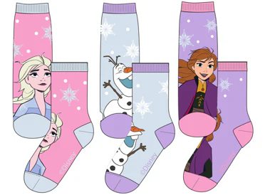 Disney's Frost Sokker 3-pk Elsa and Anna - 31/34 - Voksen