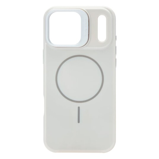 Linocell Flip Stand Case Mobildeksel for iPhone 17 Pro Max Hvit