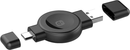 Choetech T606-F Trådløs Lader for Smartklokke - Svart Choetech T606-F Trådløs Lader for Smartklokke - Svart