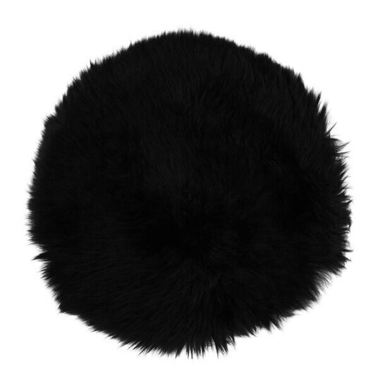 Natures Collection Sitteunderlag new zealand saueskinn lang ull 34 cm black Natures Collection Sitteunderlag new zealand saueskinn lang ull 34 cm black