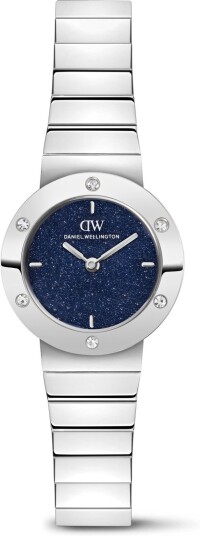 Silver 24mm Watch Stella Piano link Crystal Blue sandstone | DW