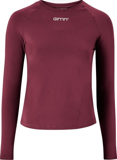 aim´n Soft Basic Long Sleeve   Burgundy   S