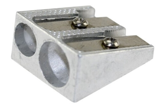 Blyantspidser aluminium dobbelt Blyantspidser aluminium dobbelt