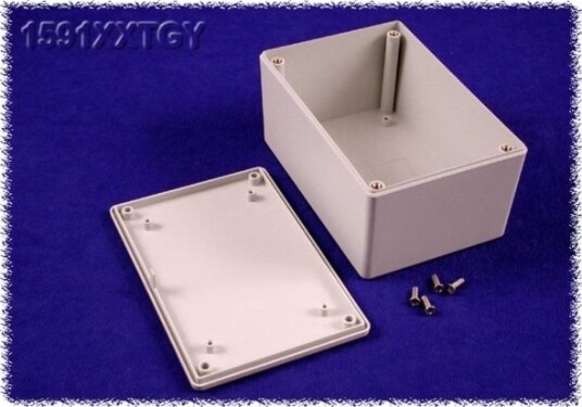 Hammond Electronics 1591XXTGY 123 × 83 × 60 mm ABS Grå Kabinett