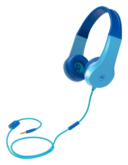 Motorola Moto JR200 Headphone Kids wired Blue Motorola Moto JR200 Headphone Kids wired Blue