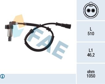 ABS sensor FAE 78002 ABS sensor FAE 78002