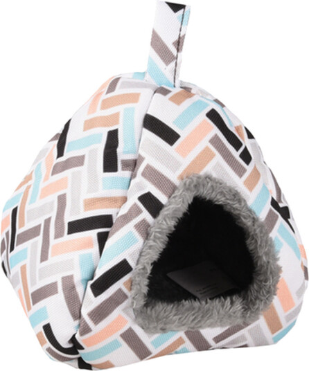 Hamster-Iglo Med Clavio-Mønster 13 X 13 X 15 cm Hamster-Iglo Med Clavio-Mønster 13 X 13 X 15 cm