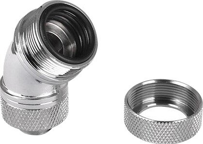 Thermaltake Pacific G1/4 PETG Tube 45-Degree Compression forbindelsesadapter for væskekjølesystem CL-W096-CA00SL-A