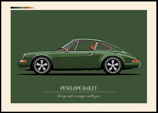 Sport Car Personal Plakat Plakat / 30x40cm Sport Car Personal Plakat Plakat / 30x40cm