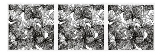 Paperproducts Design DesignServietter Ginko 33x33 cm Svart 3 stk 20-pkFlerfargetServietter