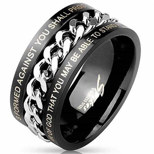 Bred ring i sort Bred ring i sort