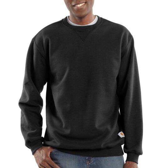 Carhartt Midweight Crewneck Sweatshirt Men Black XS Carhartt Midweight Crewneck Sweatshirt Men Black XS