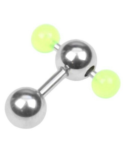 Utgått Green Dual Ball Piercing 1.6 x 6 mm
