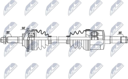 Nty Drivaksel NTY NPW KA 372 Nty Drivaksel NTY NPW KA 372