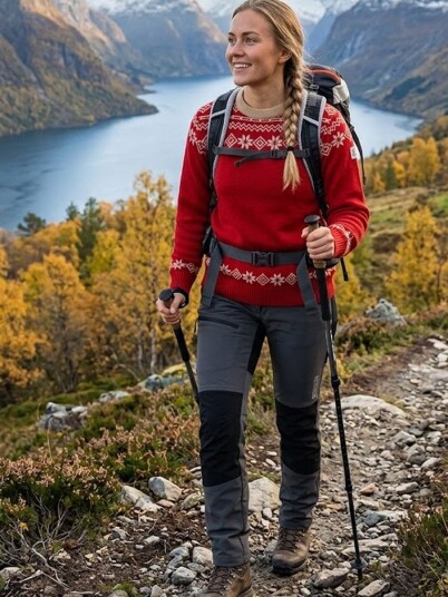 Dovre Turbukse til dame i sort/grå Dovre Turbukse til dame i sort/grå