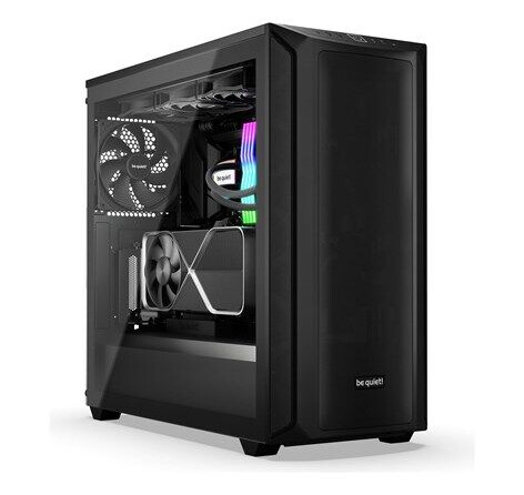 Be Quiet! Shadow Base 800 Midi Tower Kabinett med Herdet Glass Svart