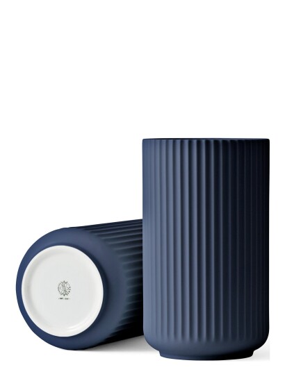 Lyngby Porcelæn Lyngbyvase Blue MIDNIGHT H11.6CM