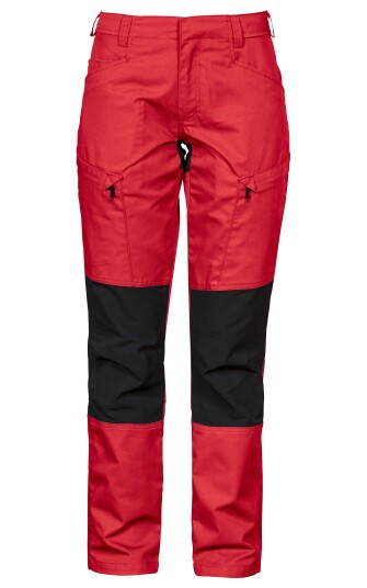 ProJob 2521 Servicebukse Stretch Dame Red/Black C38