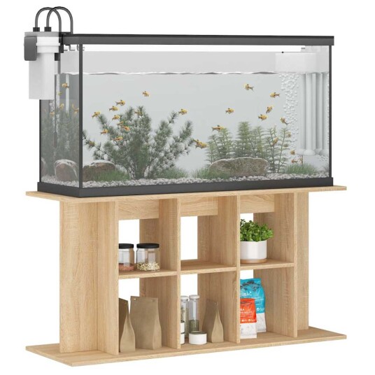 Akvariumstativ Sonoma Eik 120X40X60 cm Konstruert Tre