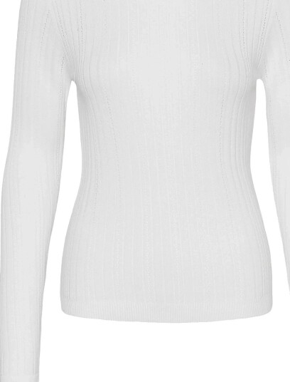 Cream Crpeloa Knit Rollneck   WHISPER WHITE   XS