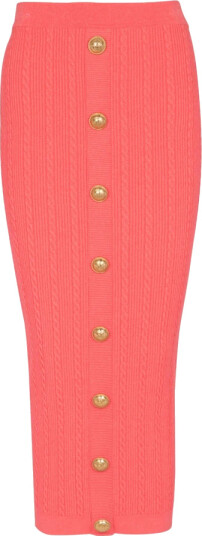 Balmain Dame Skjørt Rosa 2XS, Balmain Dame Skjørt Rosa 2XS,