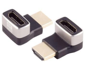 Microconnect HDMI 8K 90° Vinklet Opp F-M Sort