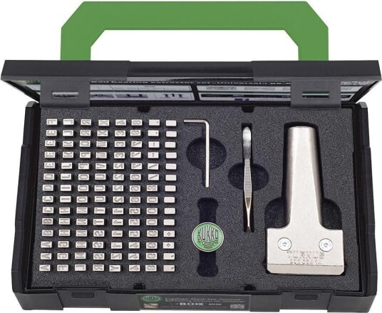 Turnus Stempelsett 115 deler Bokstav 5mm 0-9 A-Z