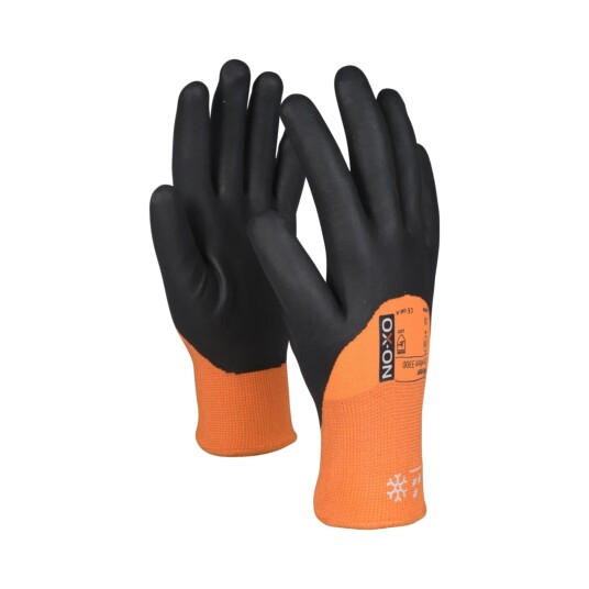 OX-ON vinterhandske str. 11 - Winter Comfort 3300, vandafvisende, halvdyppet