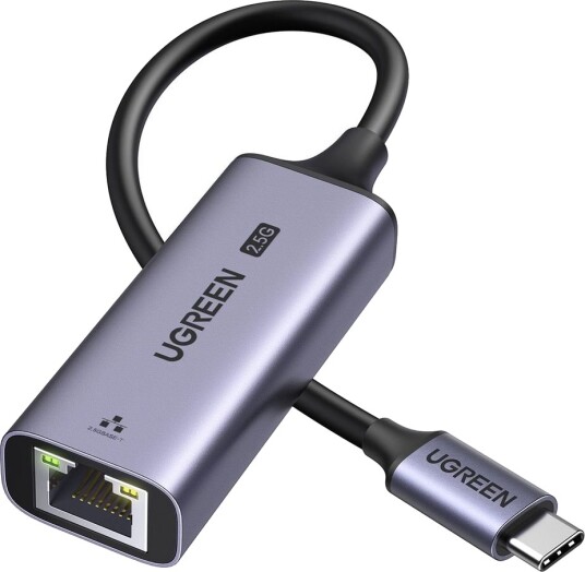 UGREEN USB-C til RJ45 2,5G Ethernet-adapter - Grå