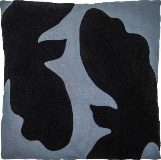 house doctor Cushion Hdmiki Aegean Blue Black   AEGEAN BLUE   50X50X10 cm