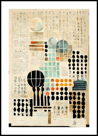 Geometric Harmonies Plakat / 30x40