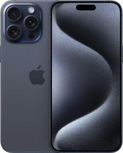 Apple iPhone 15 Pro Max 1TB Titanium Blå - 2023 Modell med iOS Apple iPhone 15 Pro Max 1TB Titanium Blå - 2023 Modell med iOS