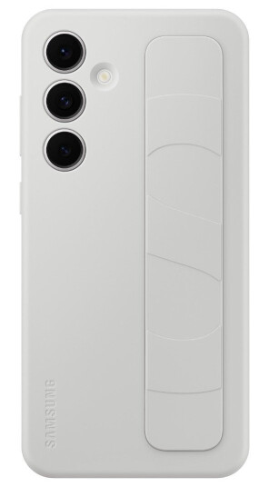 Samsung Galaxy S24 FE Standing Grip deksel med innebygget bordstøtte grå