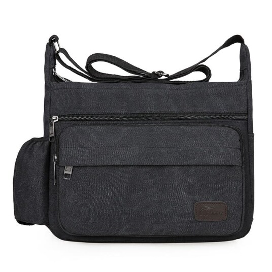 INF Canvas Reiseveske med Flere Lommer INF Canvas Reiseveske med Flere Lommer