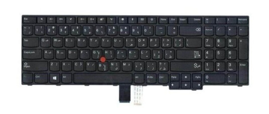 Lenovo Lite-On - Brbart tastatur - til utskifting - Arabisk - Svart