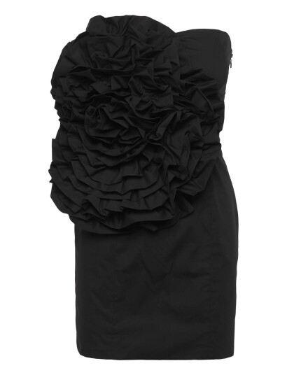 ROTATE Birger Christensen Big Flower Mini Dress Black 38 ROTATE Birger Christensen Big Flower Mini Dress Black 38